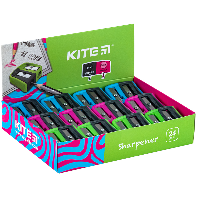 Точилка без контейнера, пластикова 