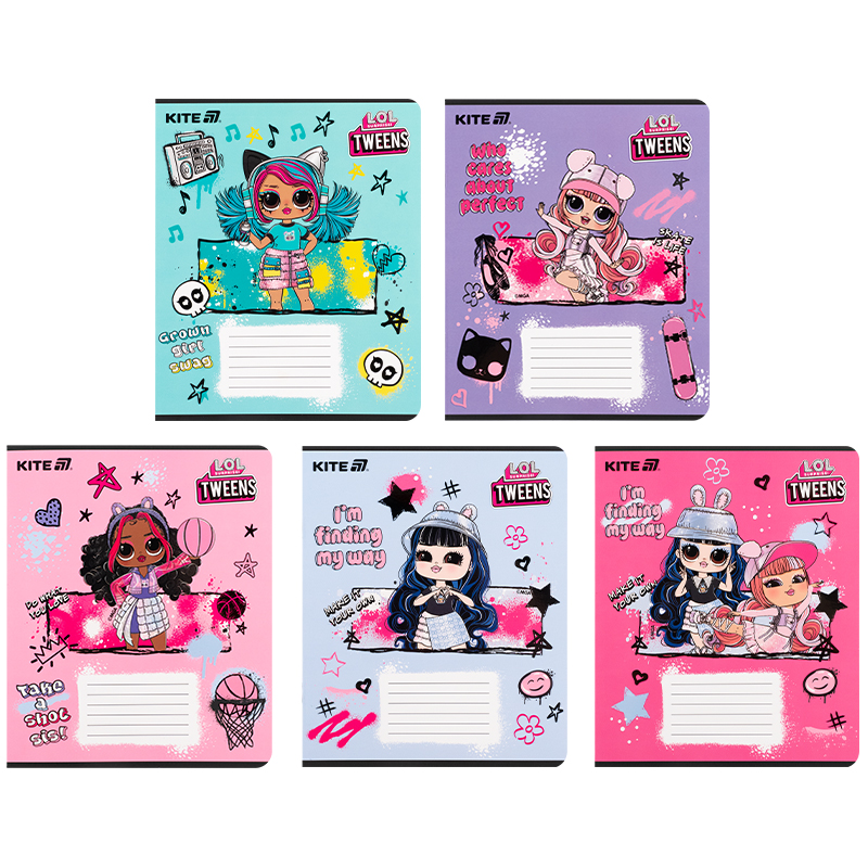 Тетрадь 12 лист., кл., софт тач + УФ лак, LO (LO25-232) Kite - фото 8