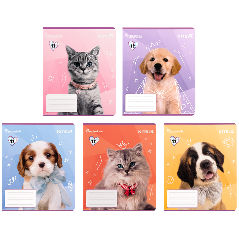 Зошит 12 арк., кл., софт тач + УФ лак, RH (R25-232) Kite - фото 12