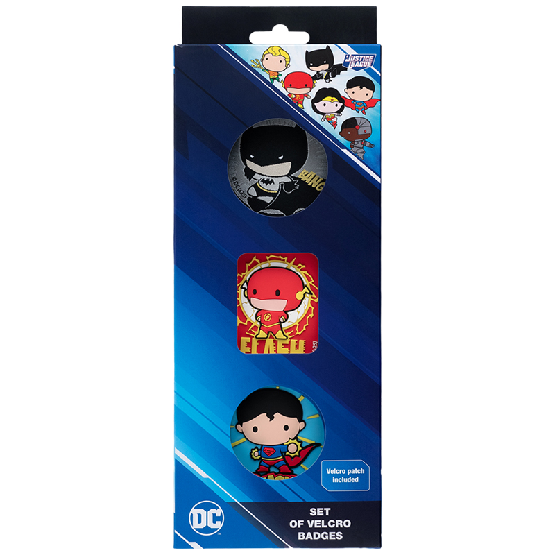 Набор бейджей на липучке, 3 шт., 3012 DC Comics Kite - фото 2