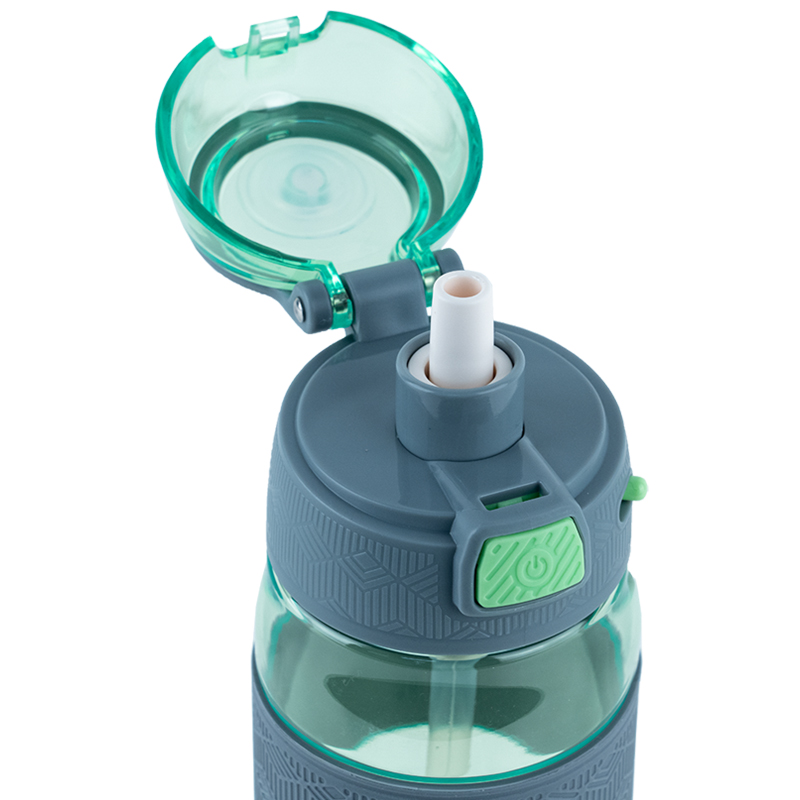 Пляшечка для води 600 мл, зелено-сіра Kite - фото 3