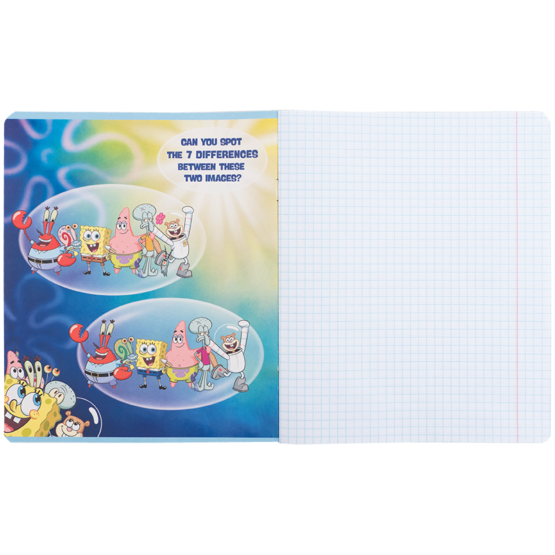 Зошит 12 арк., кл., софт тач + УФ лак, Sponge Bob (SB25-232) Kite - фото 8