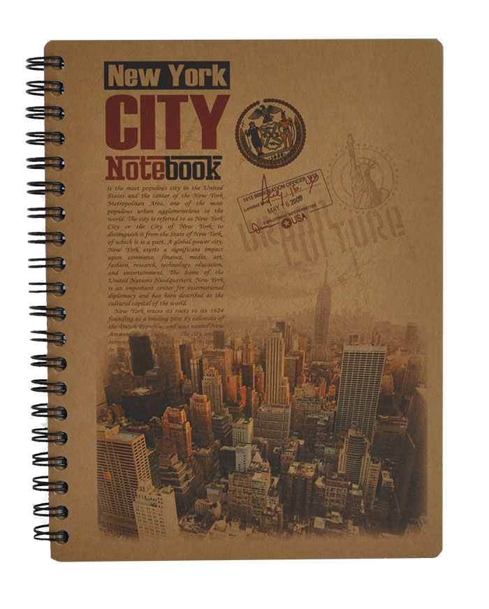 Зошит на спіралі В6, 96арк., чисті аркуші, Craft BuroMax - фото 4