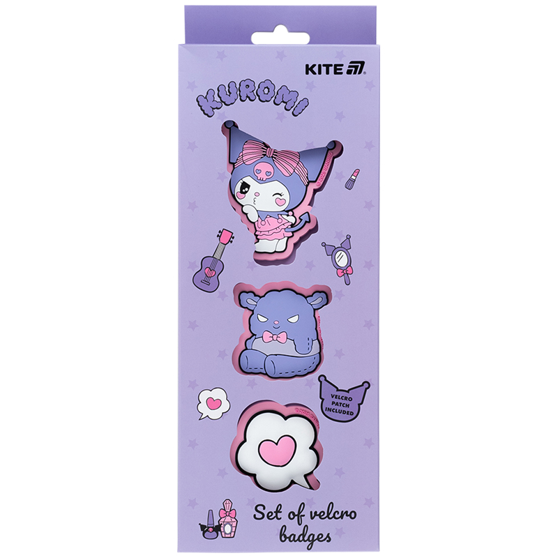 Набор бейджей на липучке, 3 шт., 3012-1 Hello Kitty Kite - фото 2