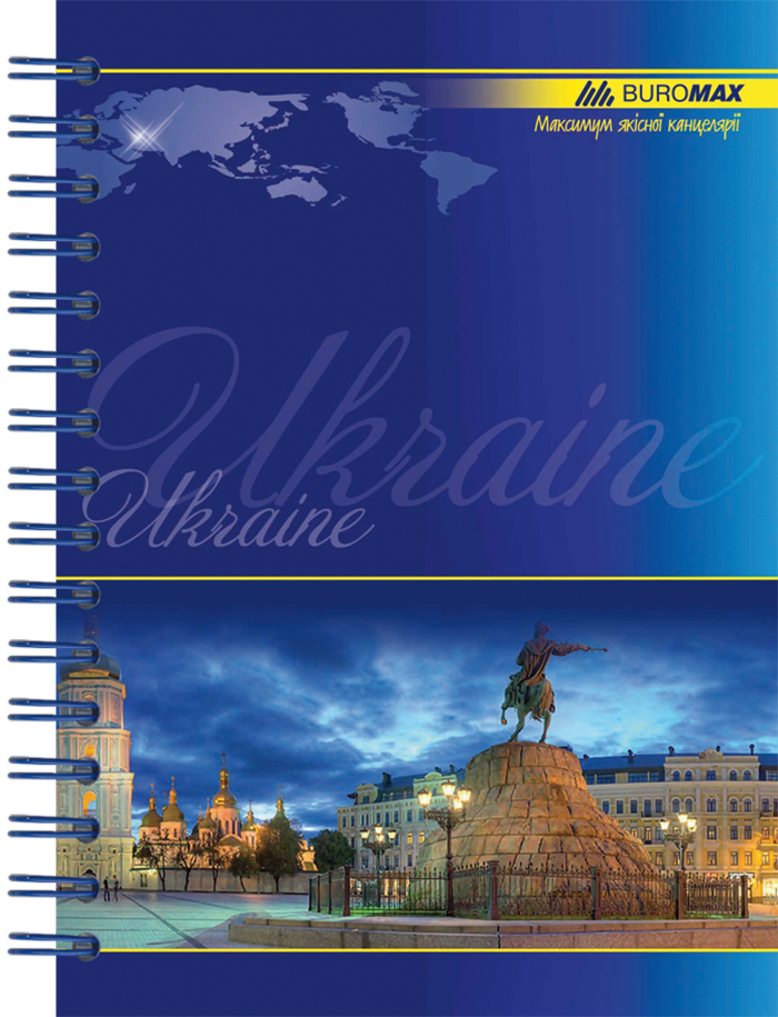 Тетрадь на спирали А6, 96л., клетка, 