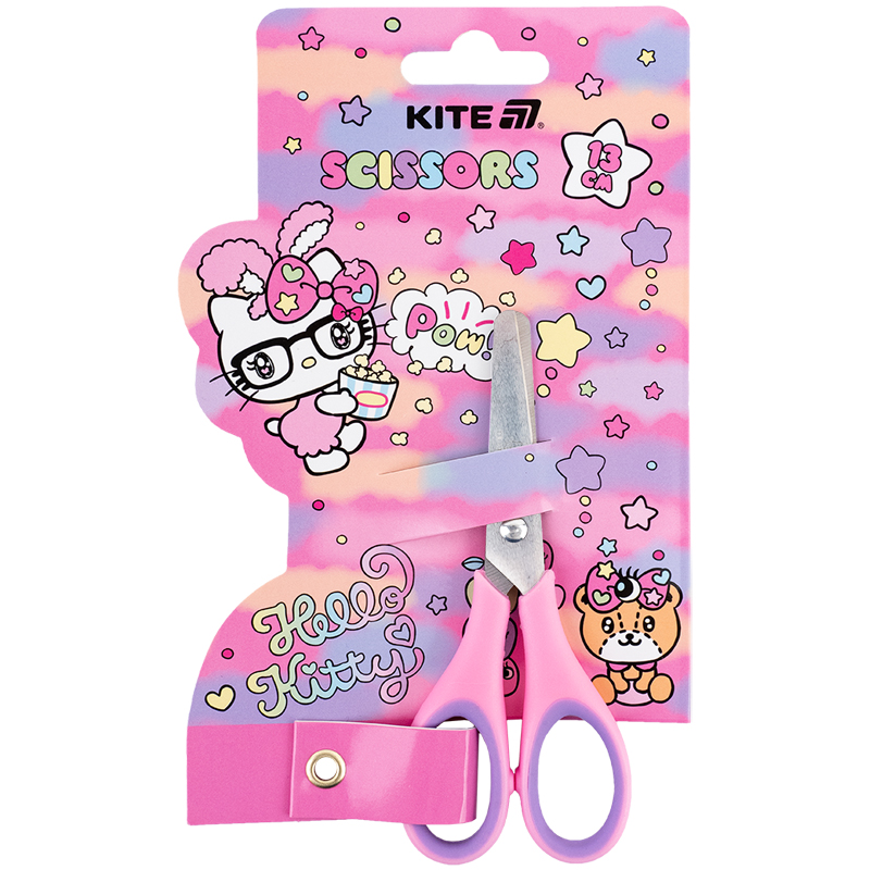 Ножницы детские с рез. вставками, 13см Hello Kitty Kite - фото 1