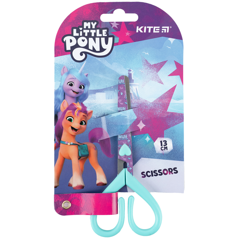 Ножницы детские с рис. на лезвии, 13см Little Pony Kite - фото 1