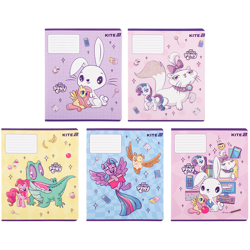 Зошит 12 арк., кл., УФ лак + глітер, Little Pony (LP25-232) Kite - фото 13