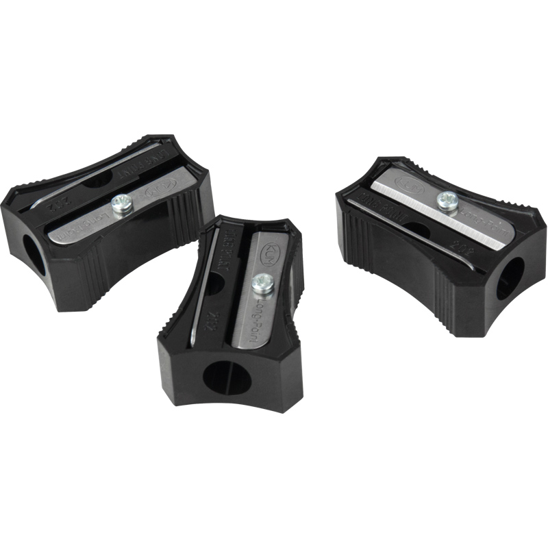 Точилка без контейнера, пластикова, клиноподібна форма 