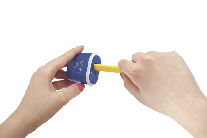 Точилка пластиковая, с контейнером, 2 отверстия BuroMax - фото 10