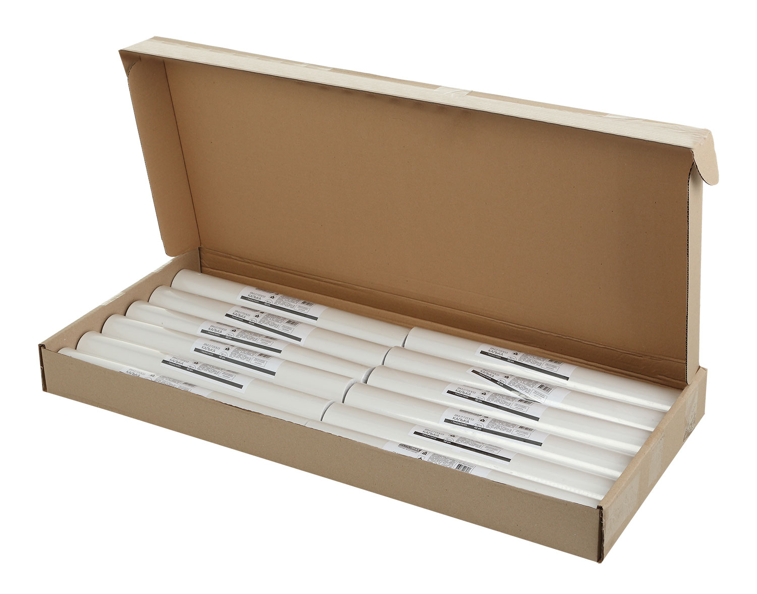 Калька для креслення 420мм.*40м., 52г/м2., без втулки BuroMax - фото 2