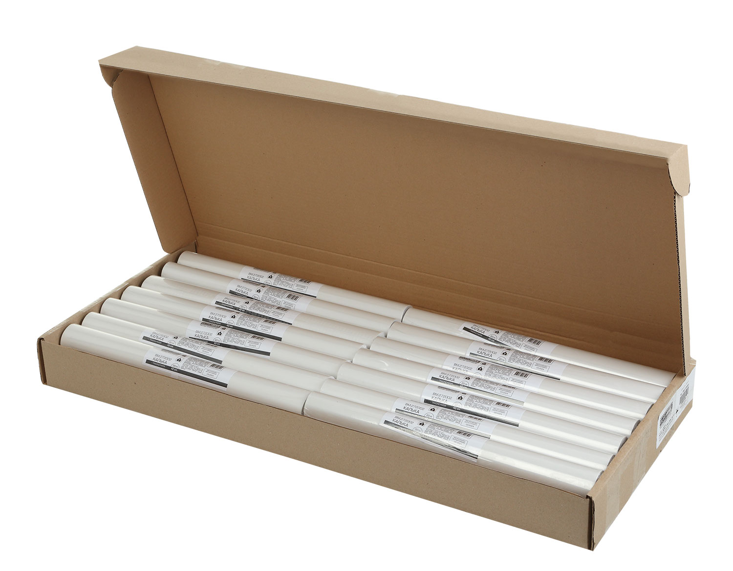 Калька для креслення 420мм.*20м., 52г/м2., без втулки BuroMax - фото 2