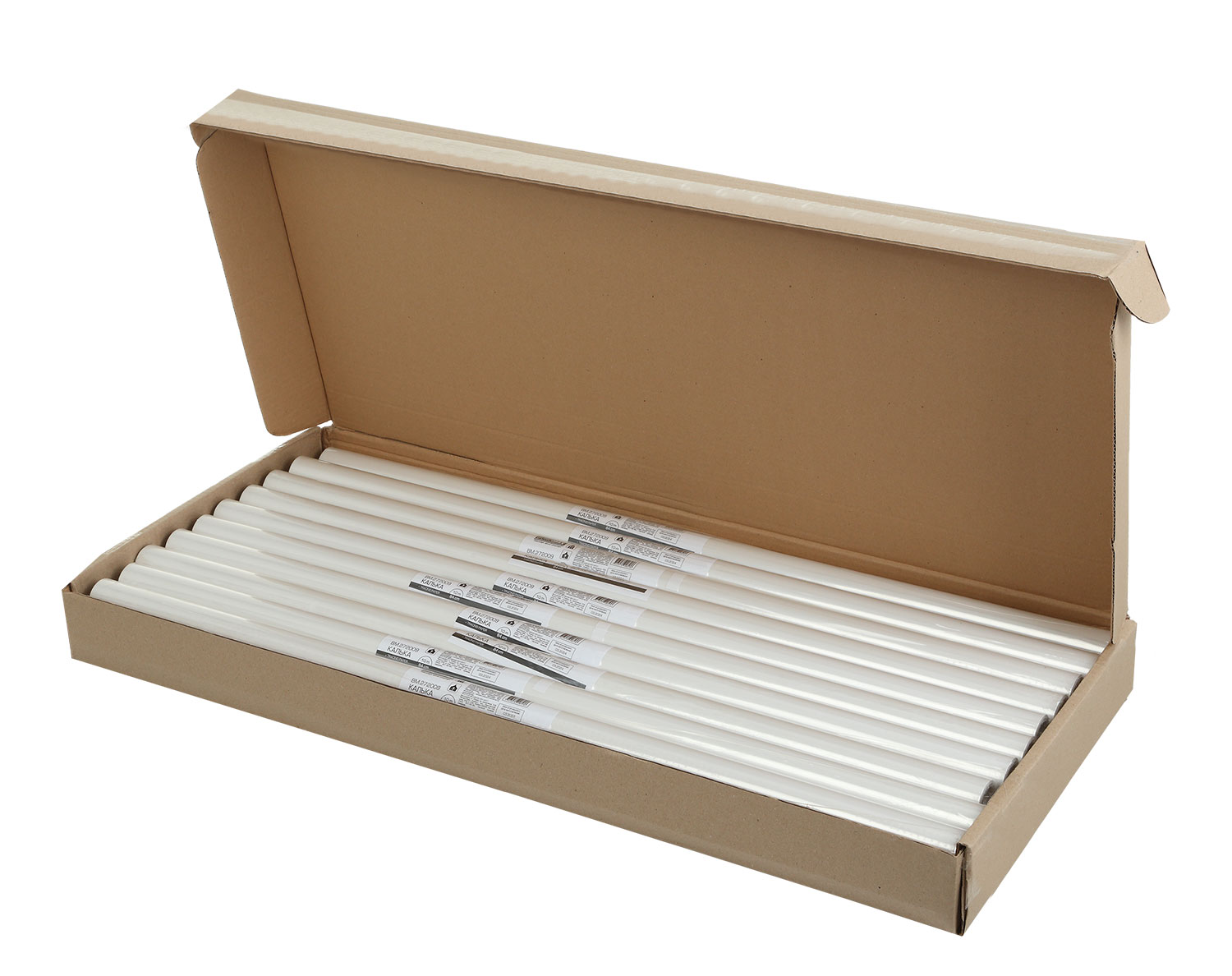 Калька для креслення 840мм.*10м., 52г/м2., без втулки BuroMax - фото 2