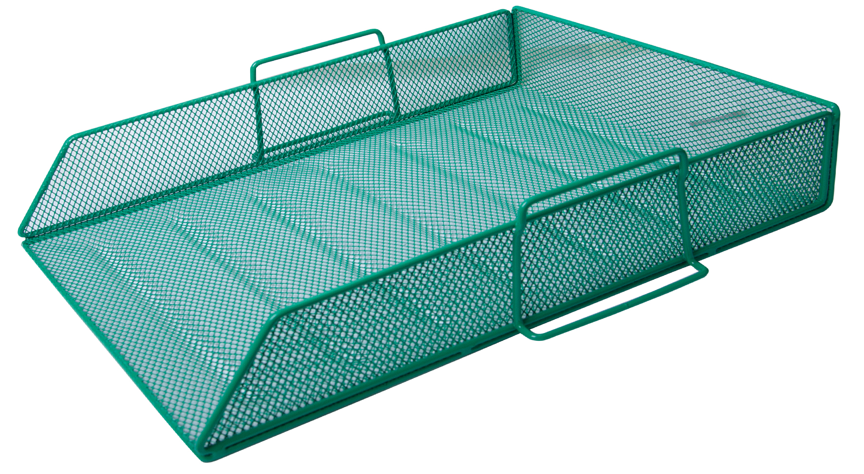 Лоток горизонтальний металевий, зелен. BuroMax - фото 2