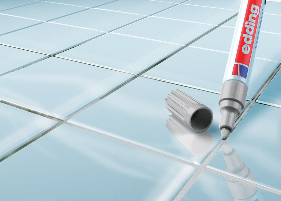 Маркер для кахлю 8200, круглий накінечник 2-4мм. Edding - фото 3