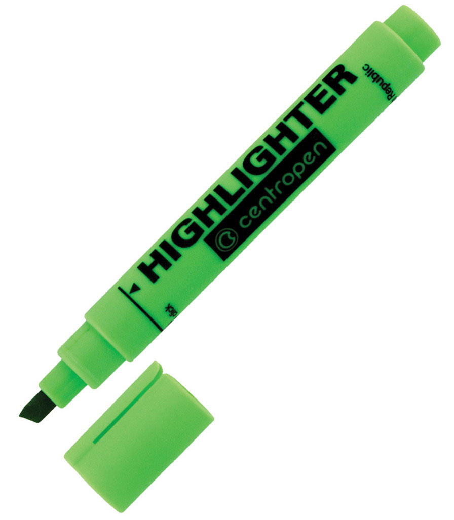 Маркер текстовый Fax 8852, 1-4,6мм., зелен. Centropen - фото 4