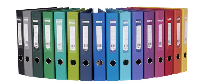 Реєстратор 5см. А4 (PP двостороннє покриття) ELITE, жовт. BuroMax - фото 2