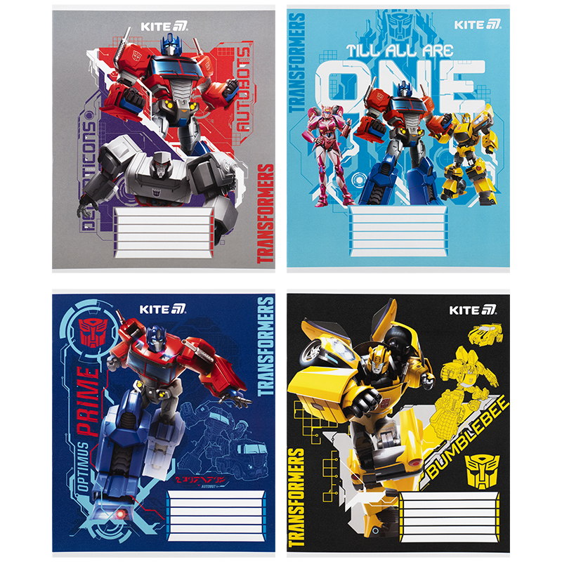 Зошит 12 арк., кос., гібр. лак + УФ лак, Transformers (TF25-235) Kite - фото 8