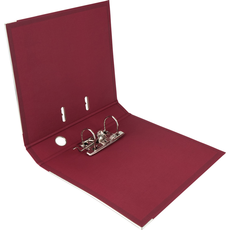 Регистратор 5см. А4 (PP), двусторонний, вишнев. Axent Delta - фото 2