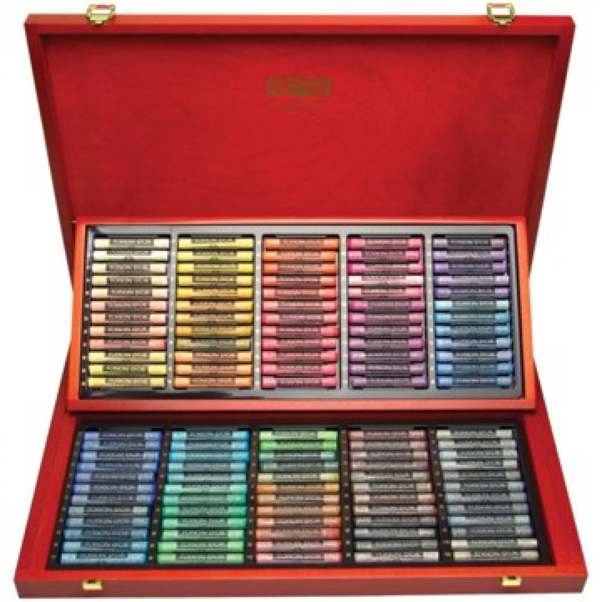 Пастель суха напівтверда 120 кольорів, TOISON D'OR 8539, в дерев'яному двуярусному футлярі Koh-i-noor - фото 3