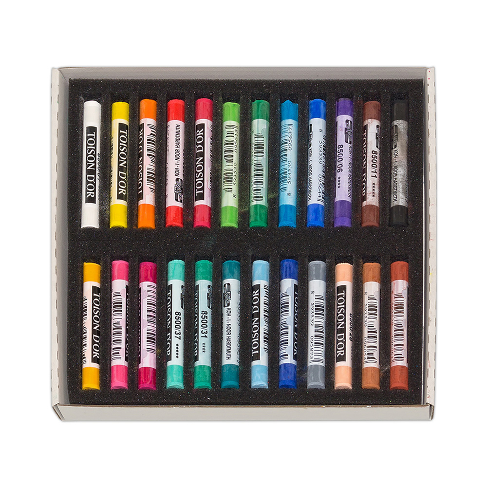 Пастель сухая 24 цвета, TOISON D'OR 8514 Koh-i-noor - фото 2