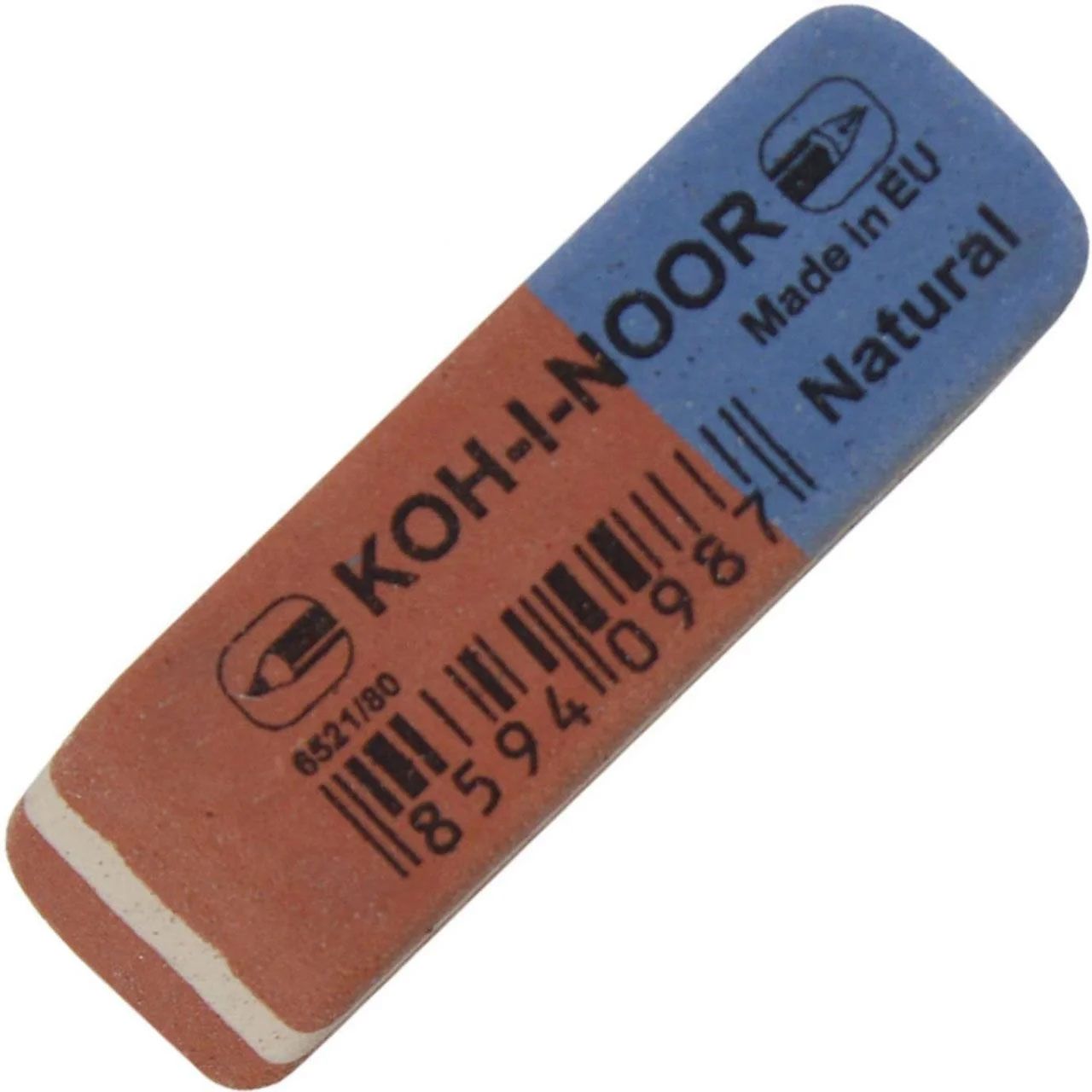 Гумка комбінована Blue Star 6521/80, мала Koh-i-noor - фото 1