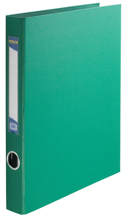 Папка А4, 40мм., 2кільця, зелен. BuroMax - фото 2