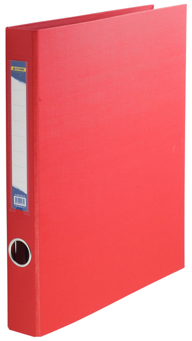 Папка А4, 40мм., 2кольца, красн. BuroMax - фото 2