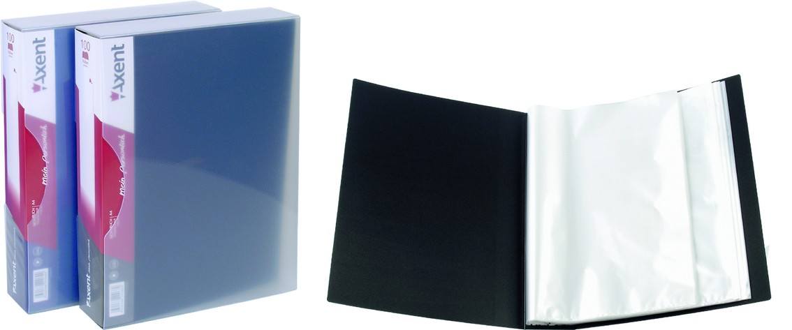 Папка на 100 файлов, син. Axent - фото 2