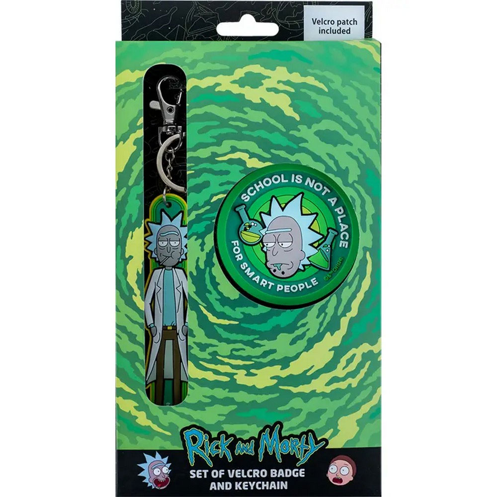 Набор бейдж на липучке и подвеска «Rick and Morty», 2 шт., 3010 RM (rm24-3010) Kite - фото 2