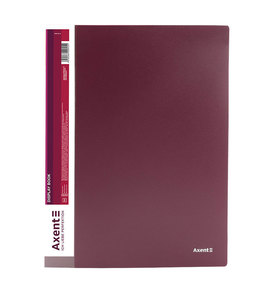 Папка на 40 файлів, бордо Axent - фото 2
