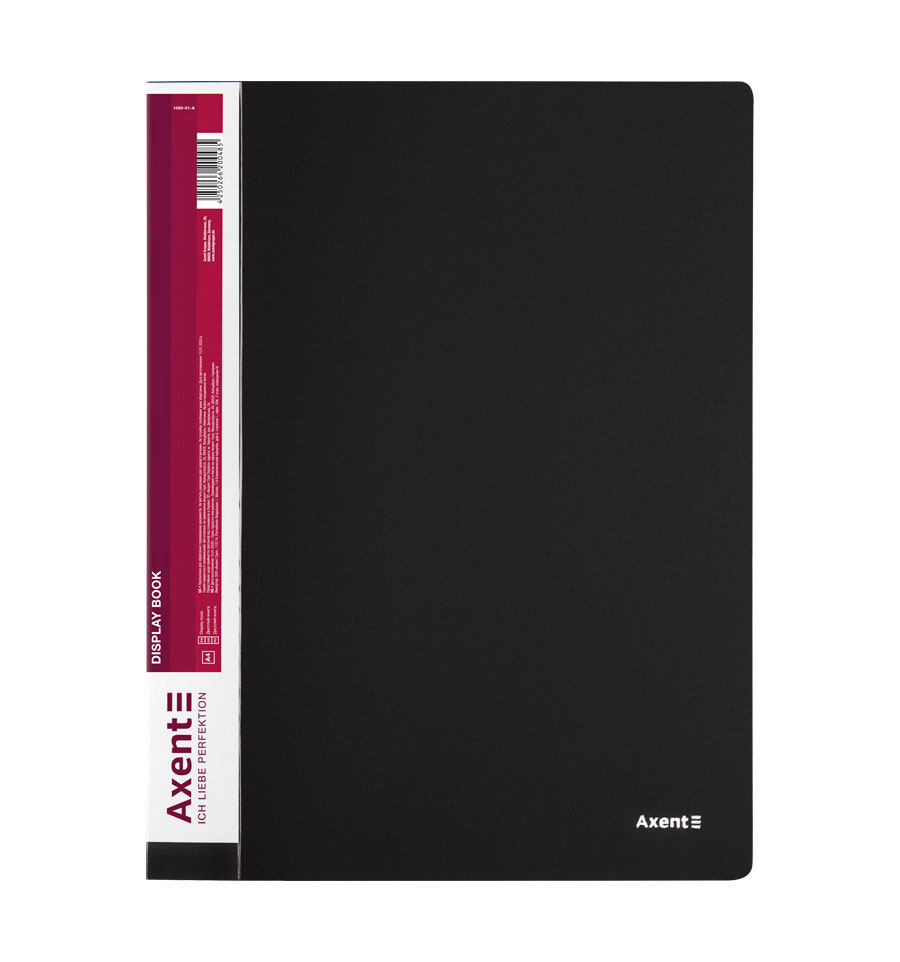 Папка на 60 файлов, черн. Axent - фото 2