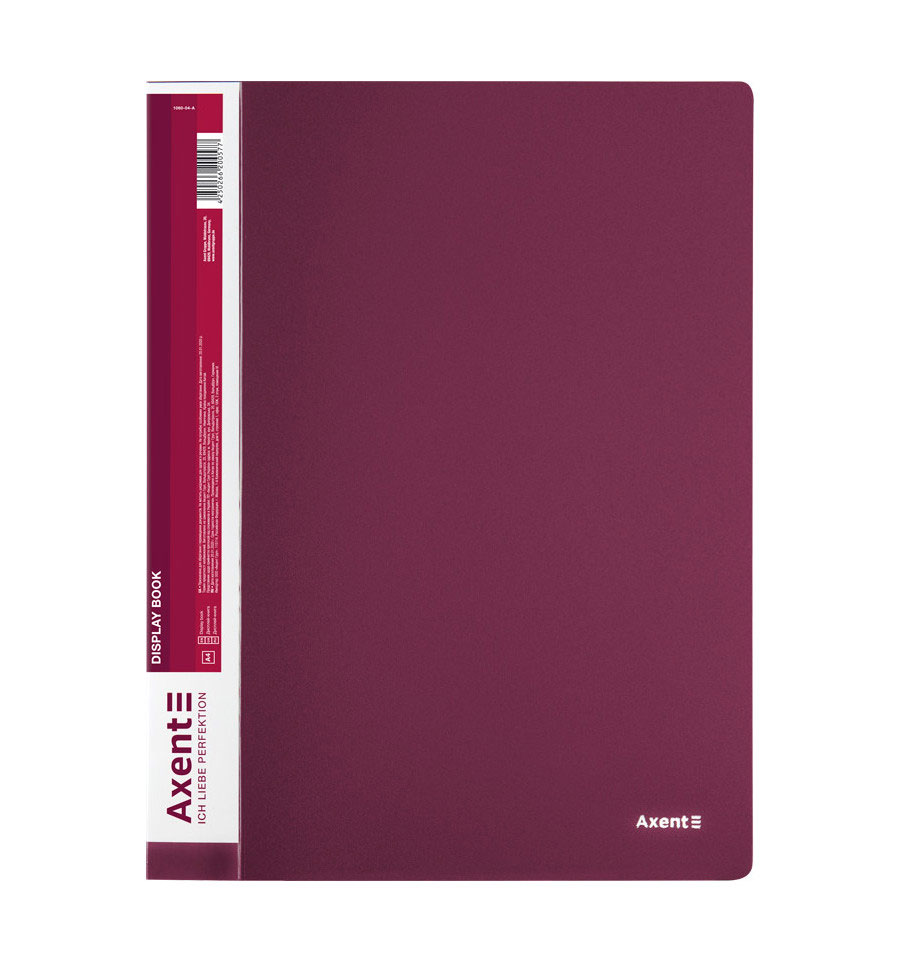 Папка на 60 файлів, бордо Axent - фото 2