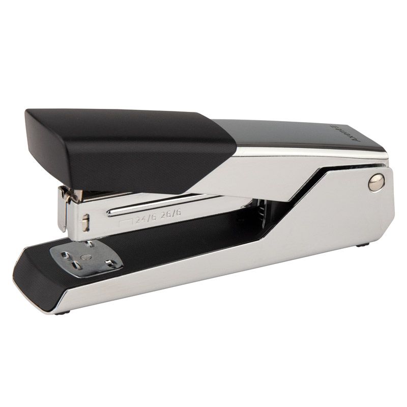 Степлер 24/6 Technic, 25л., глубина скрепления 65мм., метал., 4936-A хромирование Axent - фото 1