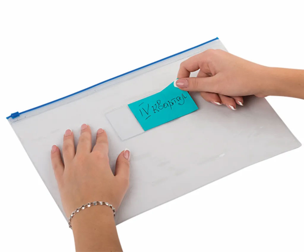 Папка-конверт на молнии А5, красн. BuroMax - фото 2