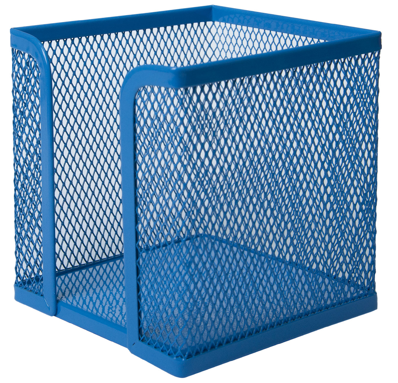 Підставка для блоку паперу 9*9*9см. BM.6215, металева, син. BuroMax - фото 1