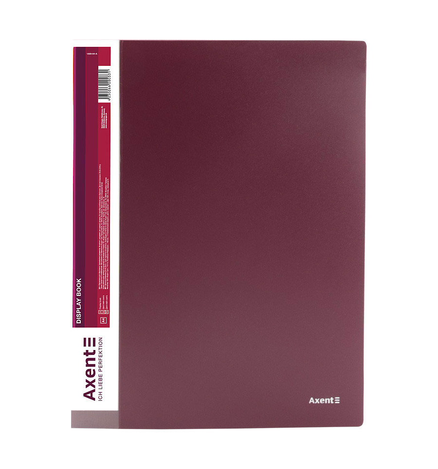 Папка на 30 файлов, бордо Axent - фото 3