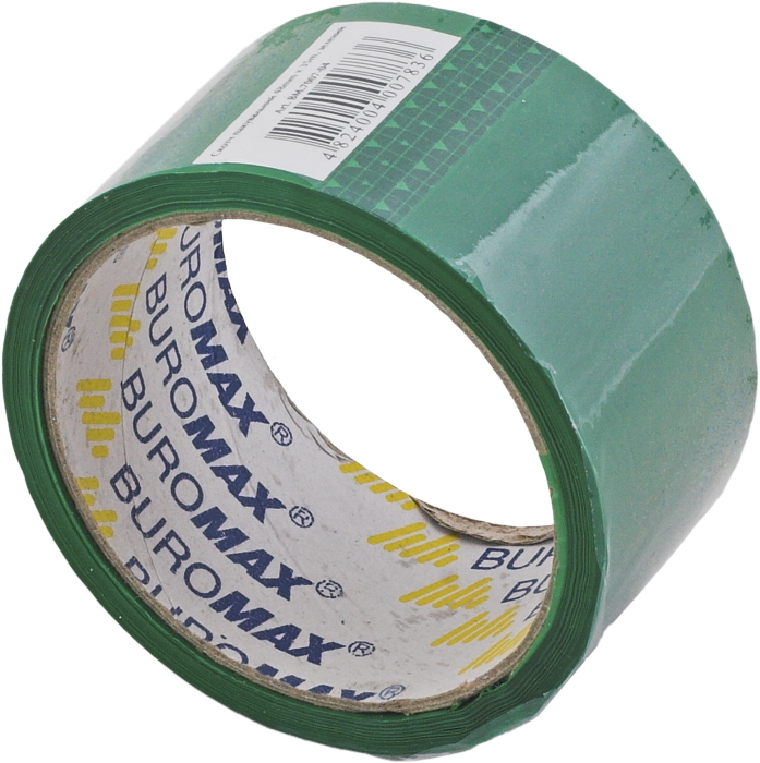 Скотч 48мм.*35м. (38,3ярд), 40мкм, упаковочный, зелен. BuroMax - фото 2