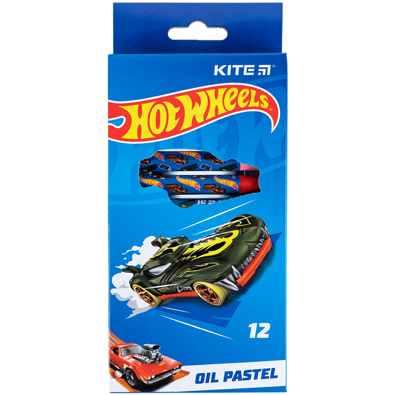 Пастель олійна 12 кольорів Hot Wheels HW24-071 Kite - фото 1
