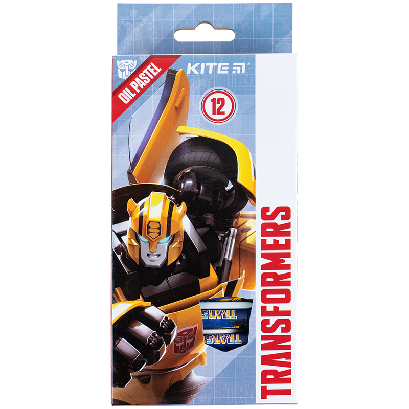 Пастель масляная 12 цветов Transformers TF24-071 Kite - фото 1