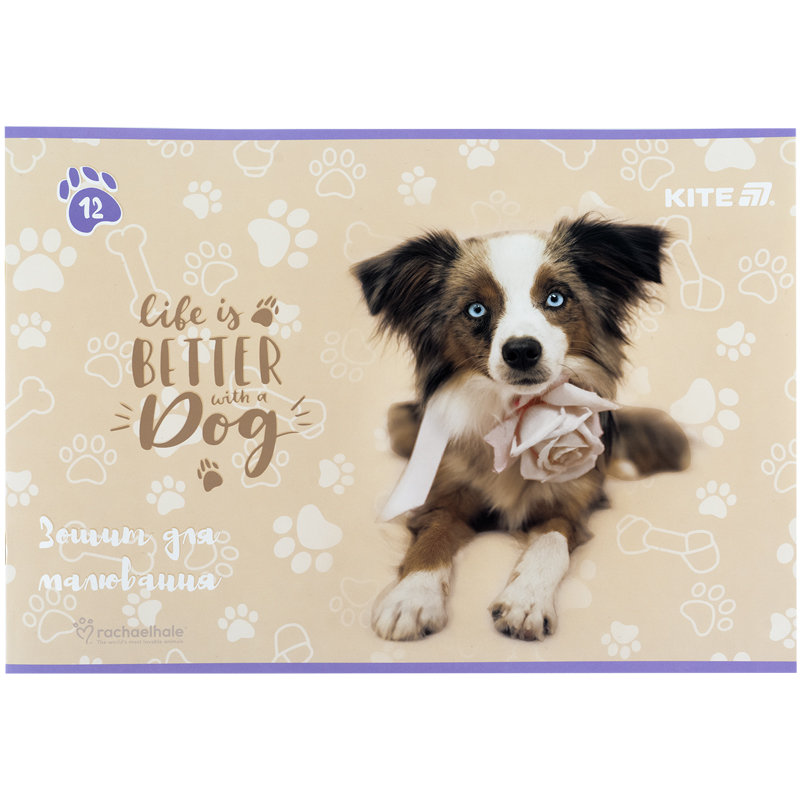 Зошит для малювання, 12 арк., скоба, софт тач + УФ лак, RH (R25-241) Kite - фото 7