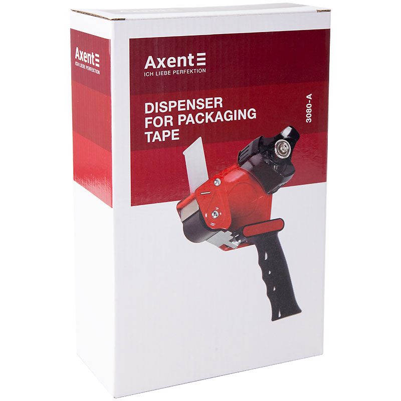 Пистолет-диспенсер для упаковочного скотча, макс. шириной до 5см. и длиной 200м., фикс. лезвие Axent - фото 2