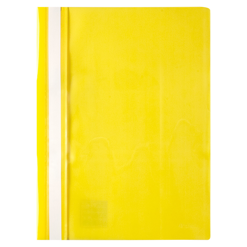 Скоросшиватель с прозрачным верхом А4, желт. Axent - фото 2