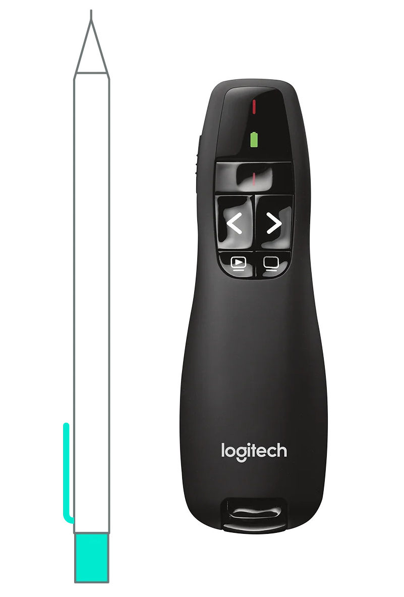 Презентер Presenter R400 (910-001356), черн. Logitech - фото 4