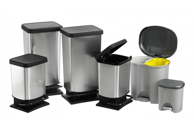 Урна для сміття підлогова з педаллю 20л, біл. Vileda Professional - фото 1