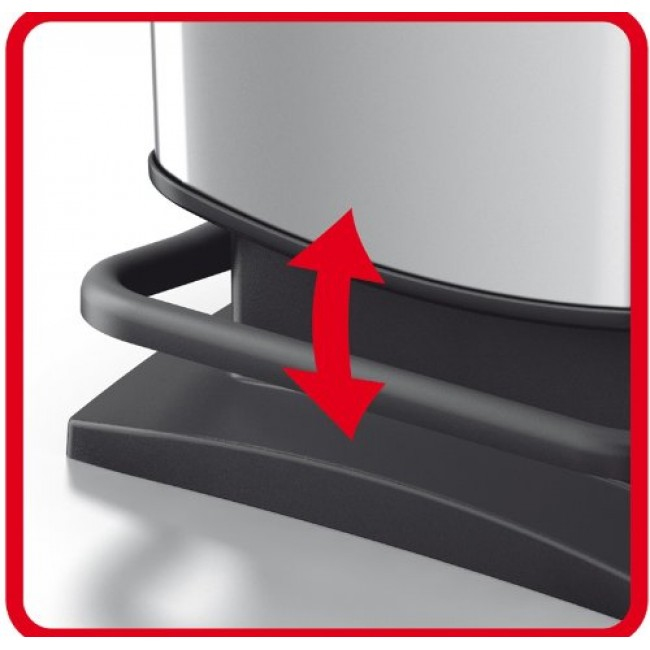 Урна для сміття підлогова з педаллю 20л, біл. Vileda Professional - фото 3