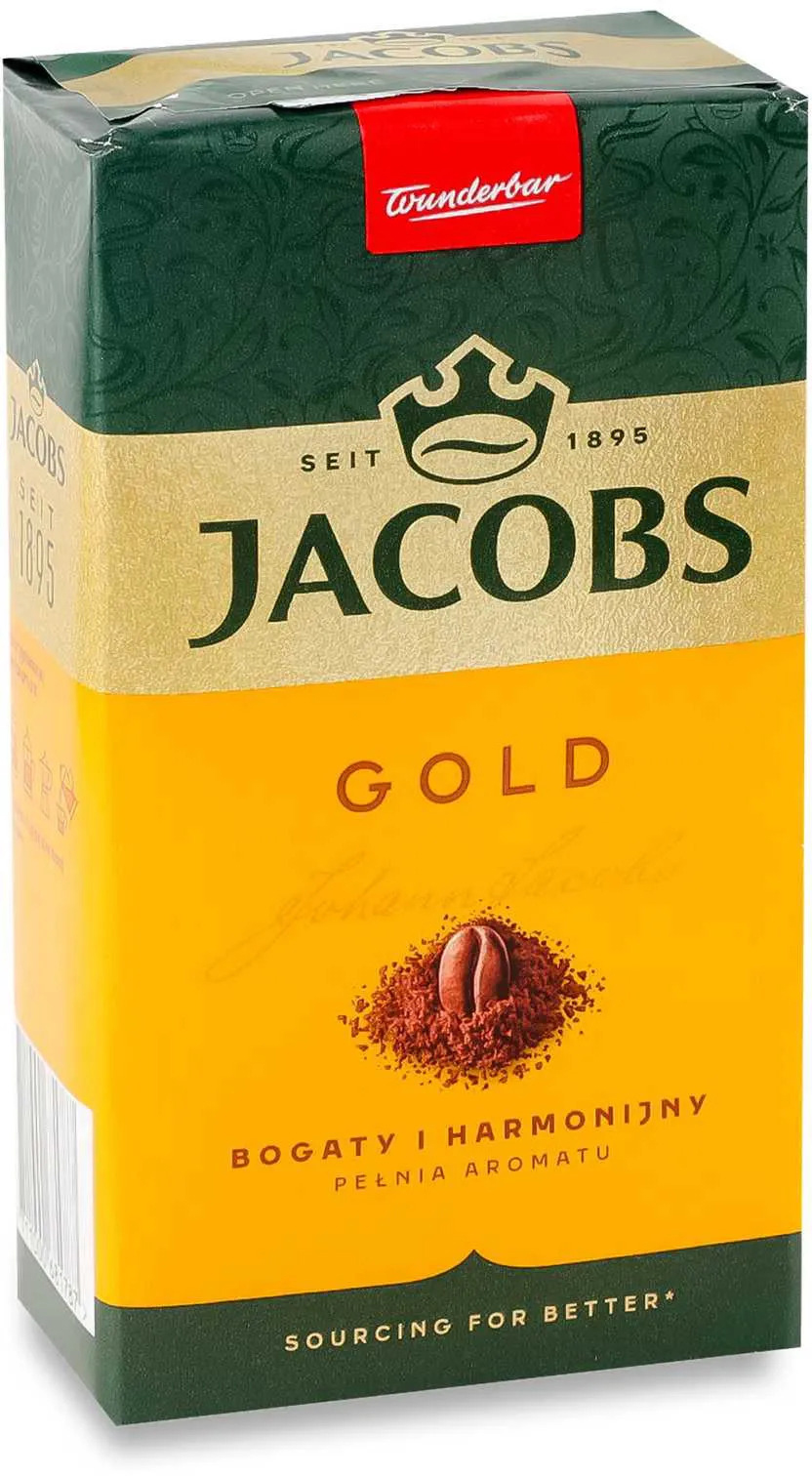 Кава мелена Jacobs Gold, 250гр., купаж арабіка/робуста (8711000681787) Jacobs - фото 1