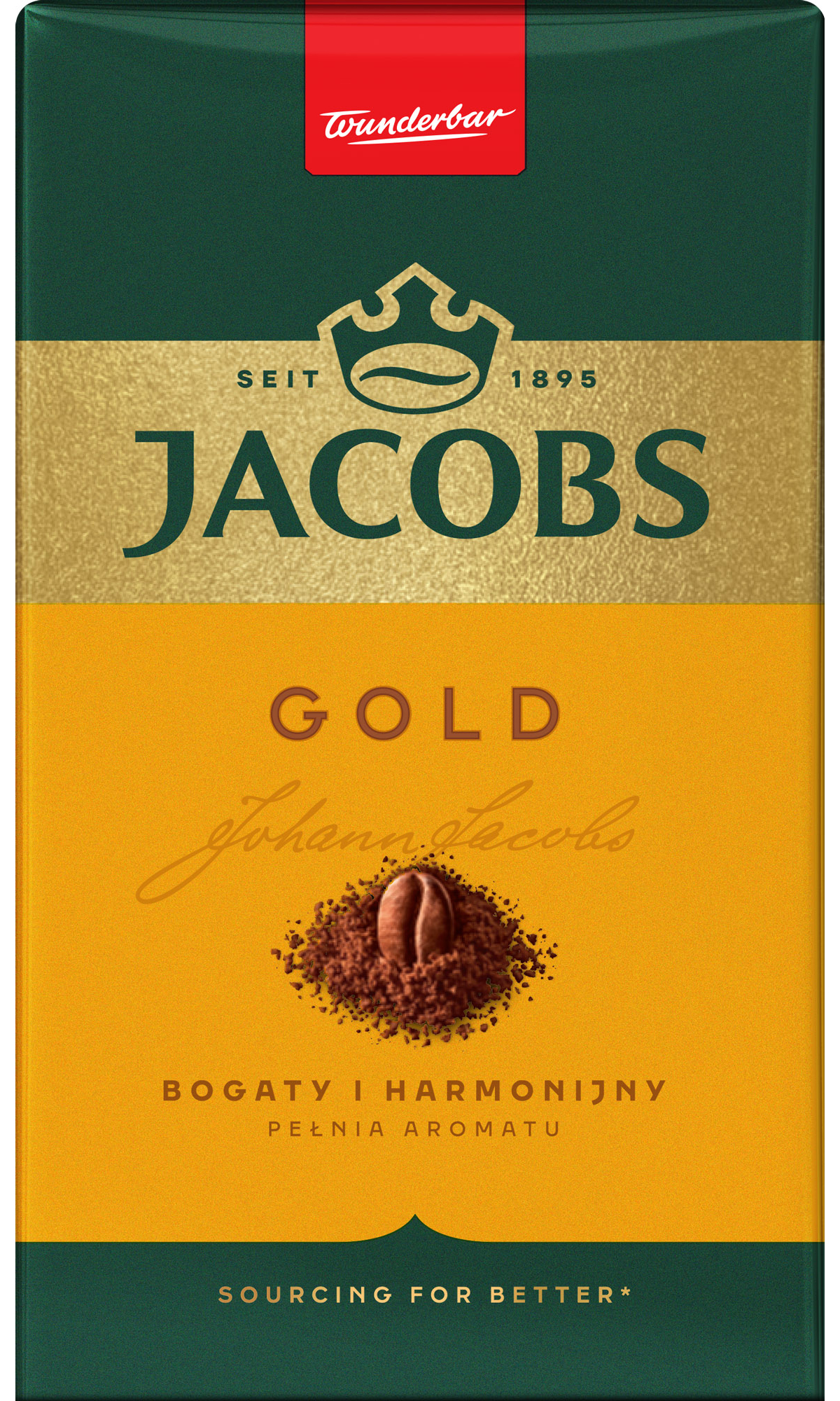 Кава мелена Jacobs Gold, 250гр., купаж арабіка/робуста (8711000681787) Jacobs - фото 2
