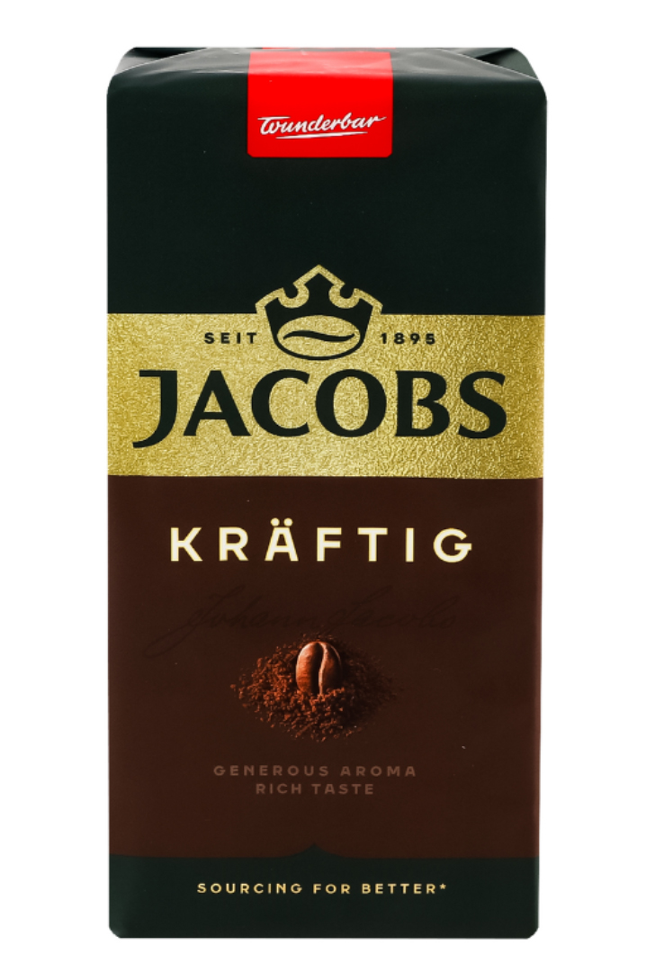 Кофе молотый Jacobs Kraftig, 250г., купаж арабика/робуста (8711000567005) Jacobs - фото 2
