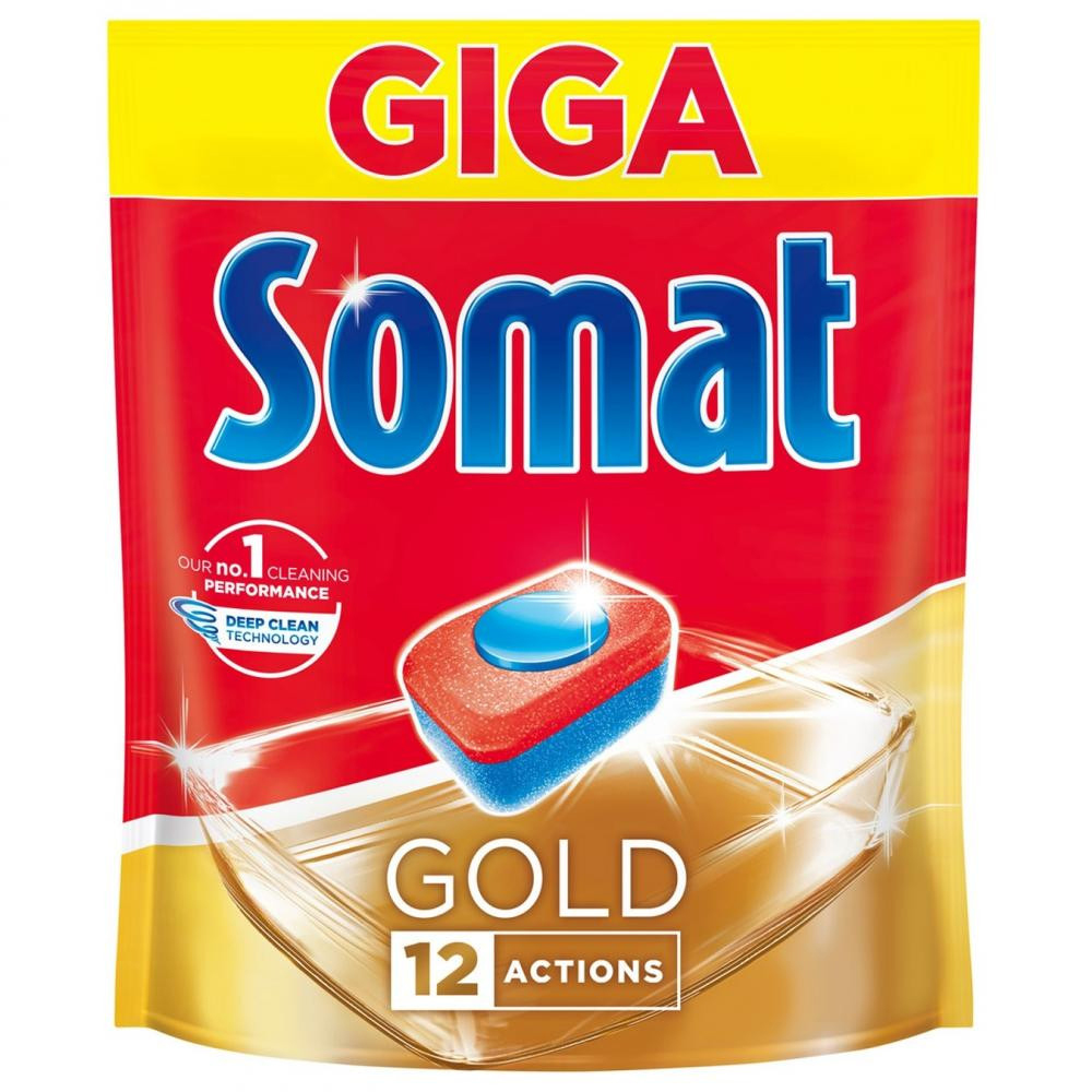 Таблетки для посудомоечных машин, 72шт/уп. Gold Somat - фото 2